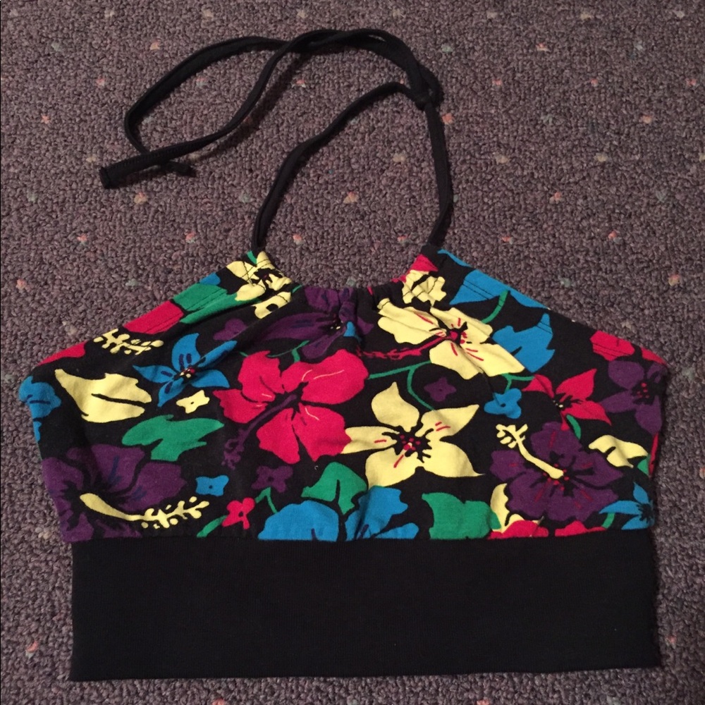 Cropped halter top size 4